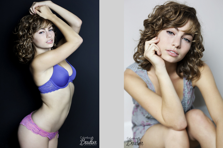 Natali Columbus Boudoir Portraits, Black and White Boudoir